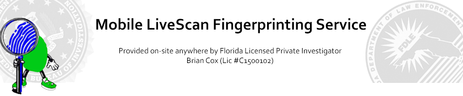 Casselberry Mobile Livescan Electronic Fingerprinting Service